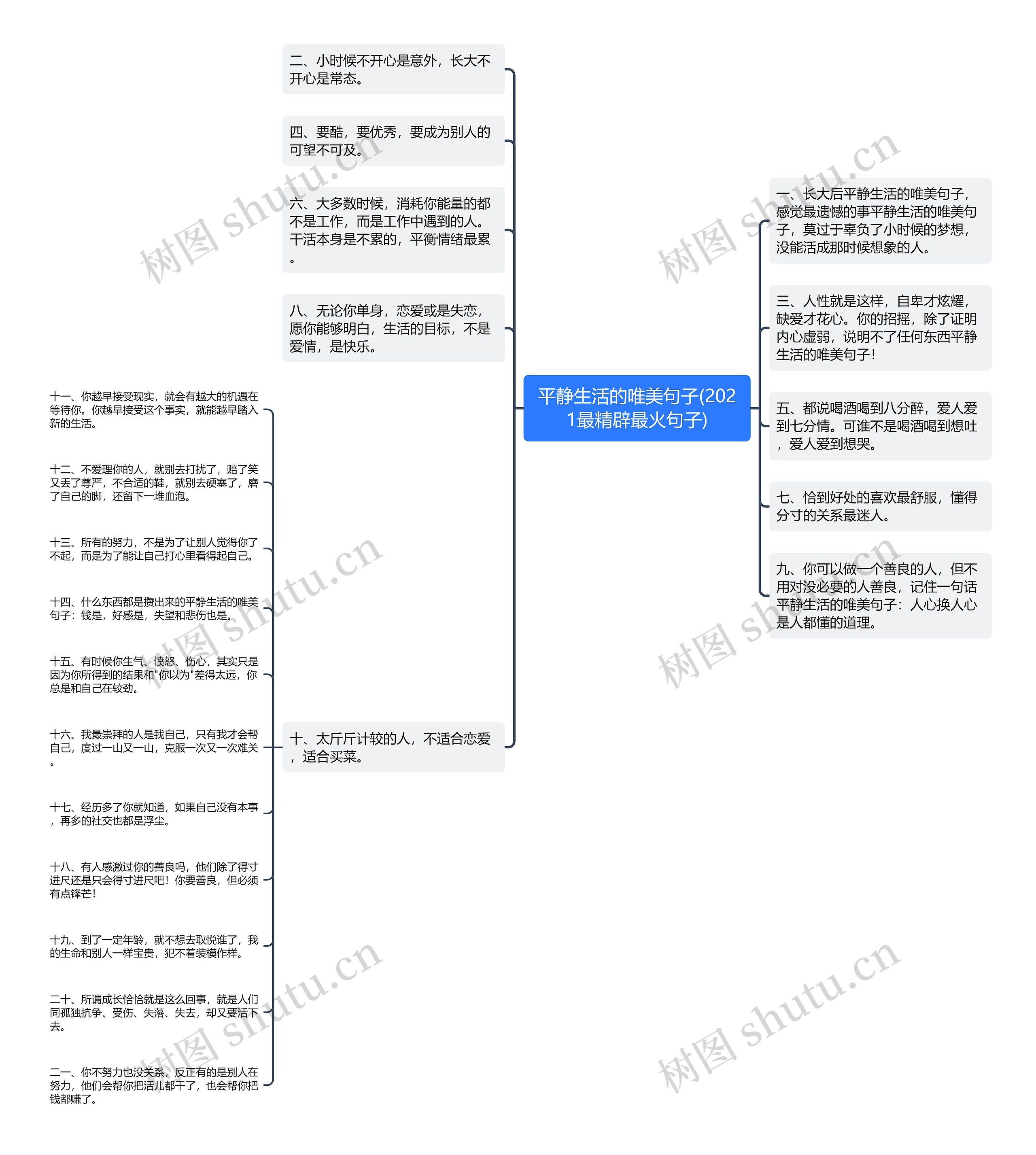 平静生活的唯美句子(2021最精辟最火句子)