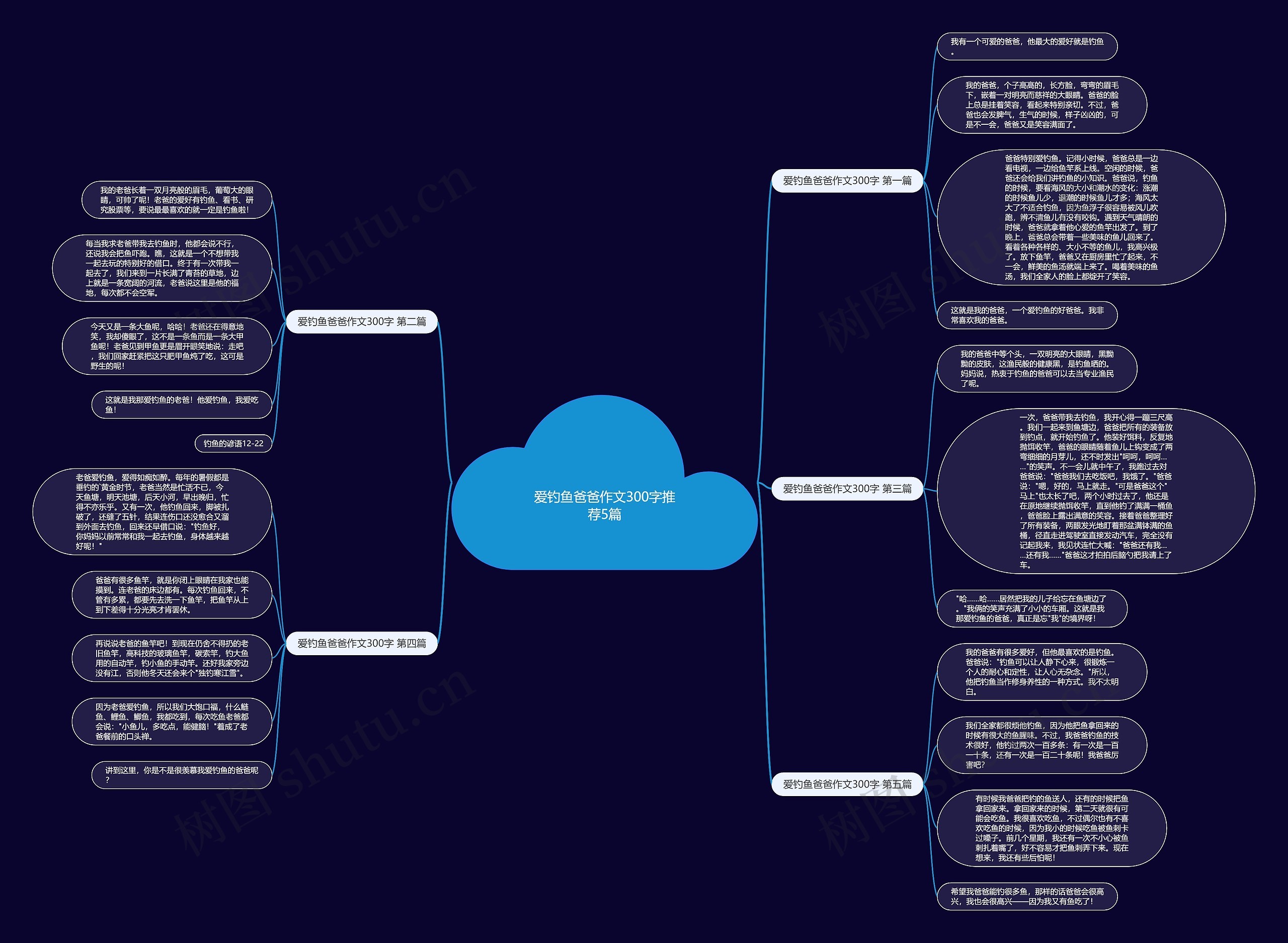 爱钓鱼爸爸作文300字推荐5篇 爱钓鱼爸爸作文300字推荐5篇