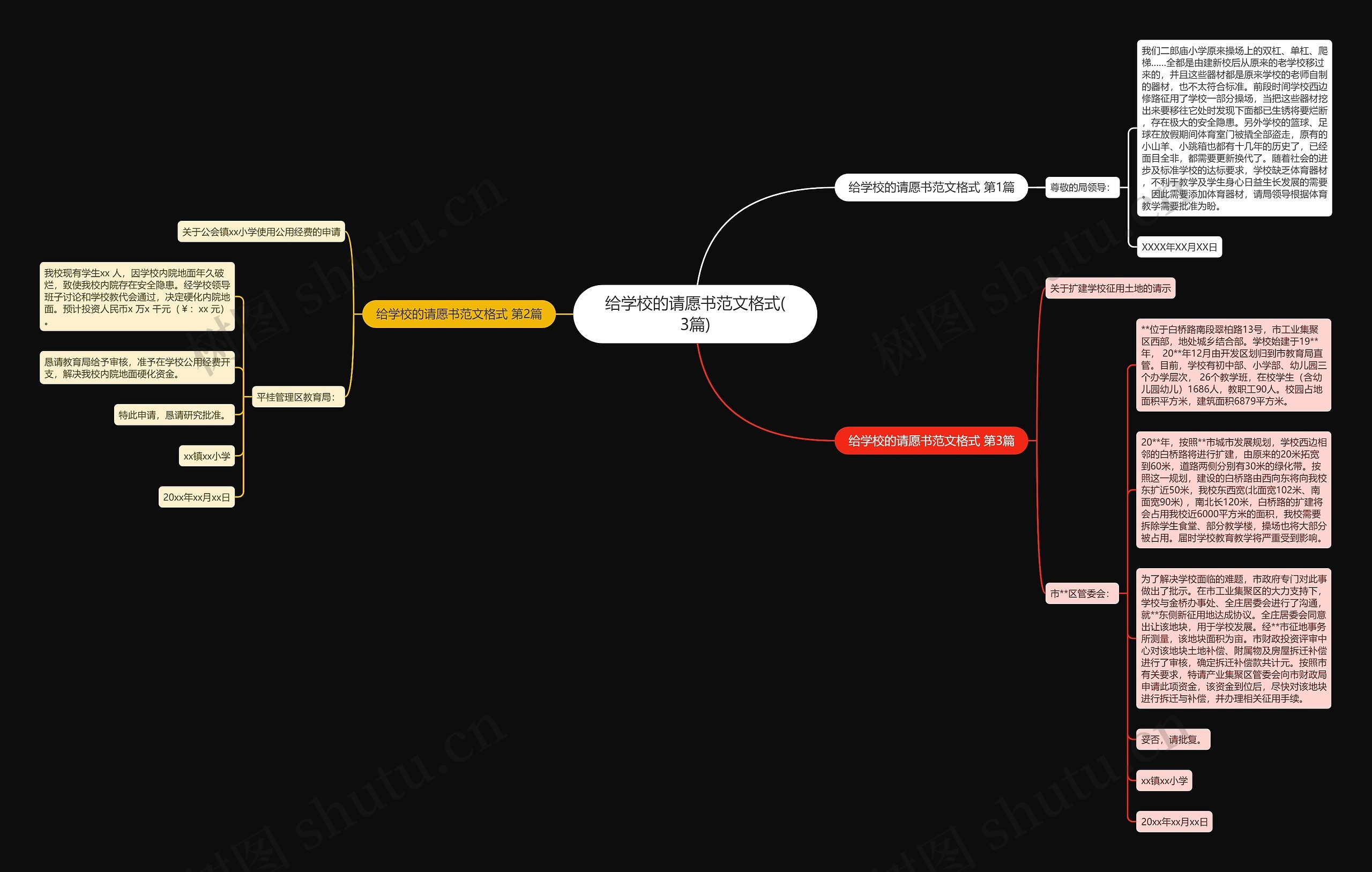 给学校的请愿书范文格式(3篇) 给学校的请愿书范文格式(3篇)