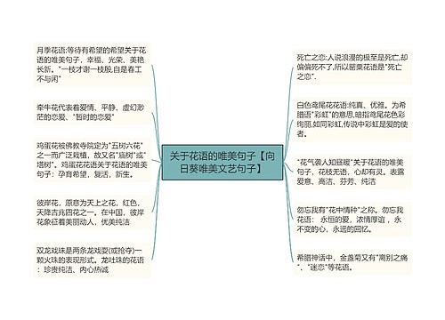 关于花语的唯美句子【向日葵唯美文艺句子】