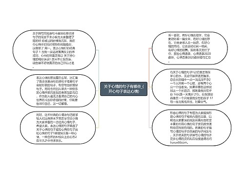 关于心情的句子有哪些_(开心句子表达心情)