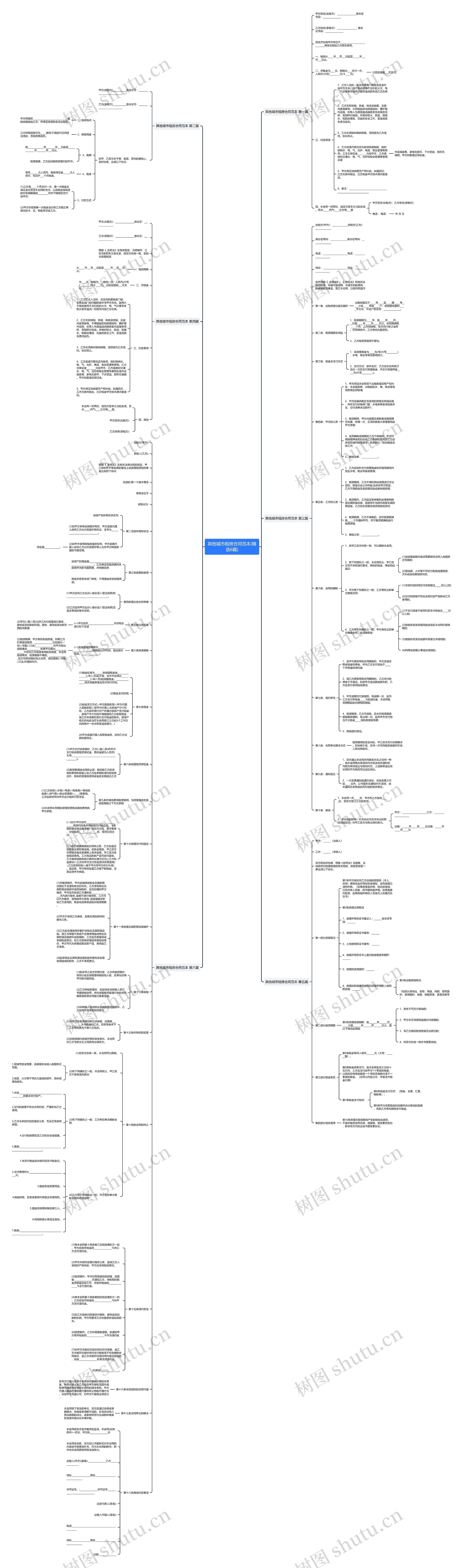 其他城市租房合同范本(精选6篇)