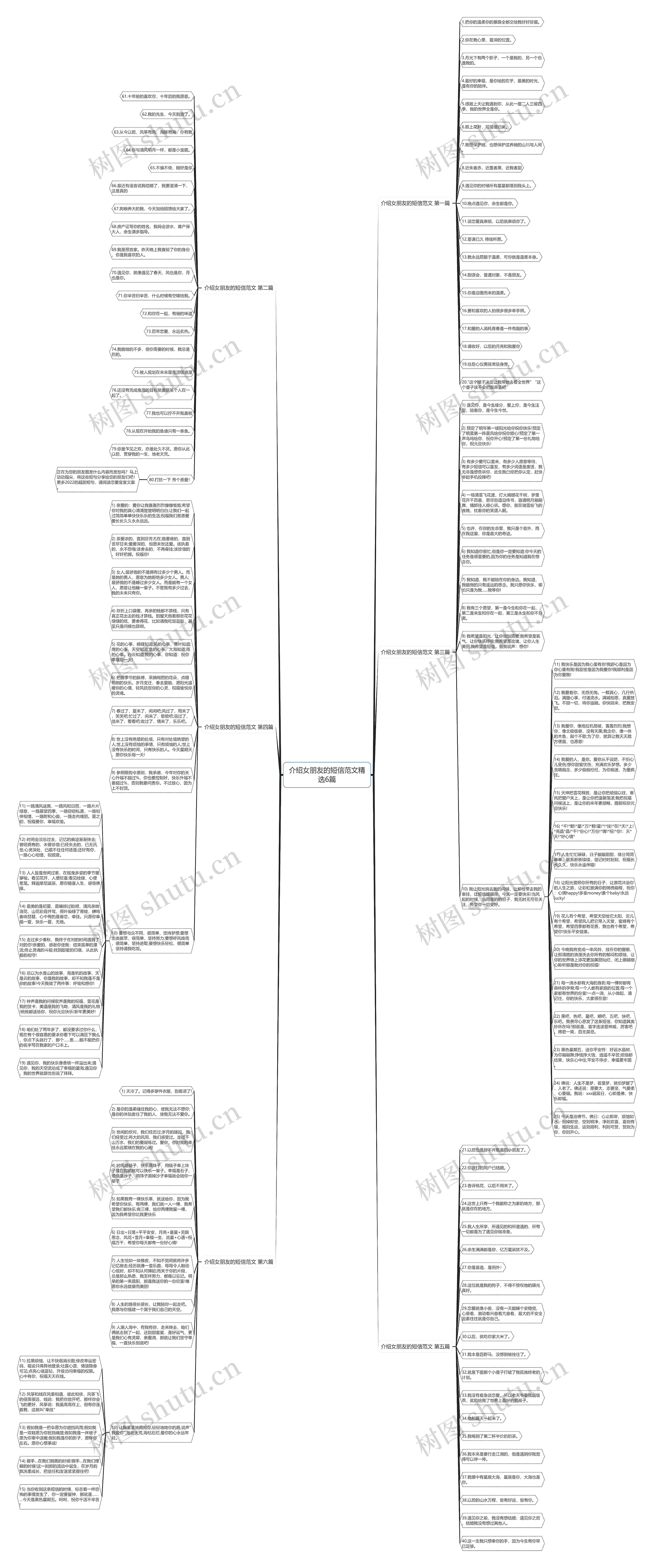 介绍女朋友的短信范文精选6篇思维导图