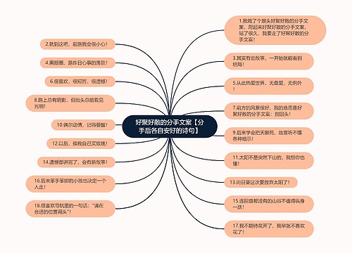 好聚好散的分手文案【分手后各自安好的诗句】