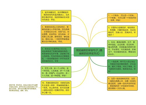 简短幽默的早安句子_(最幽默的说早安方式)