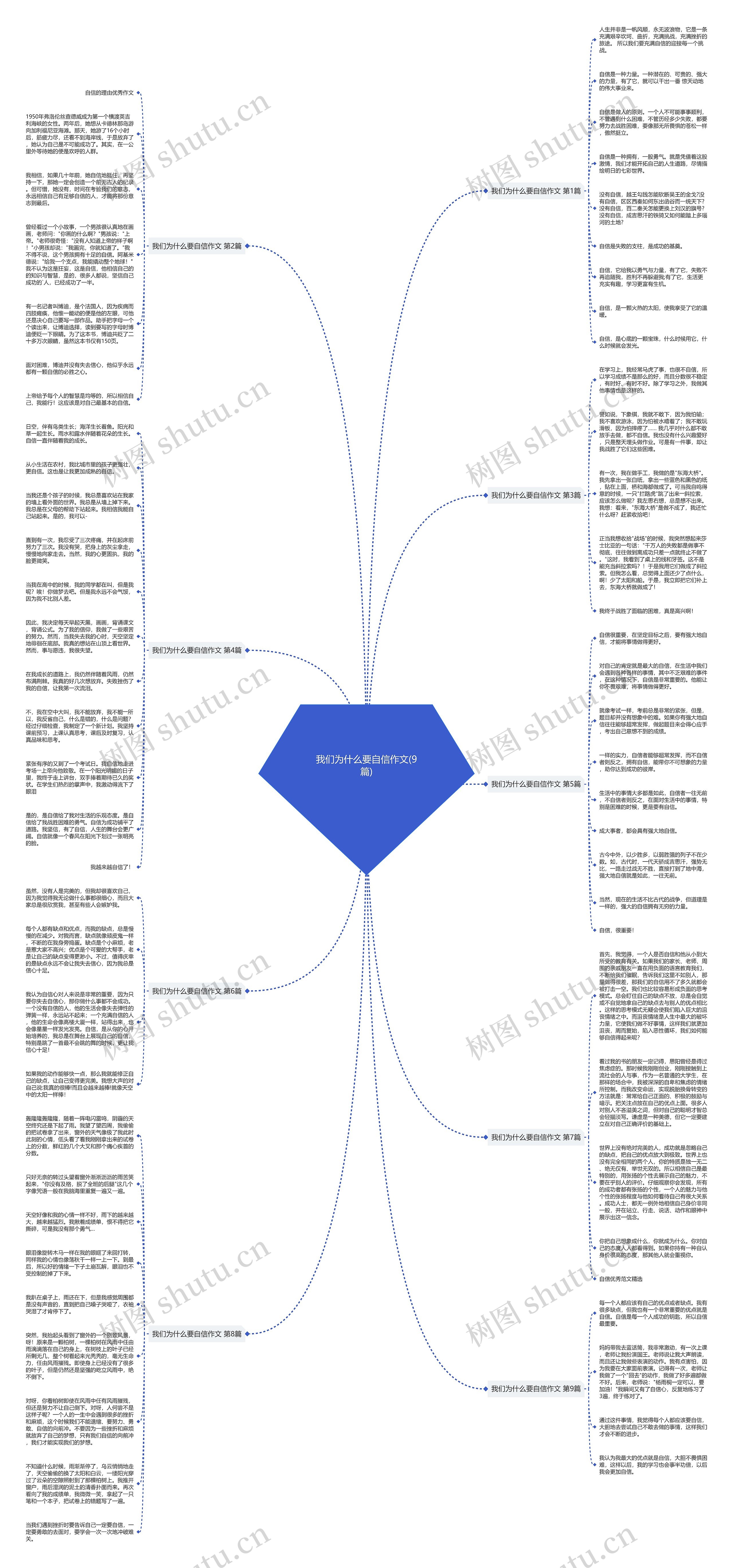 我们为什么要自信作文(9篇)思维导图