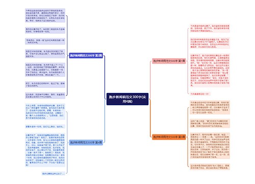 跑步新闻稿范文300字(实用4篇)