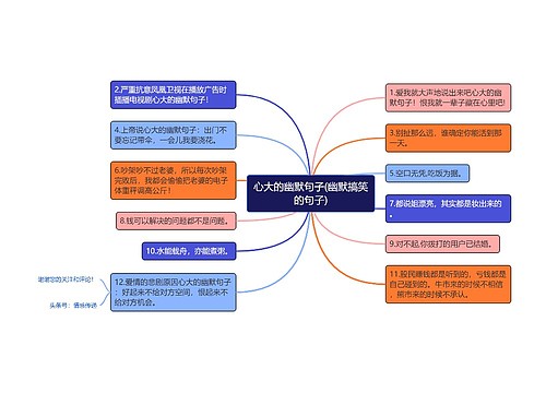 心大的幽默句子(幽默搞笑的句子)