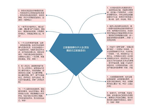 正能量微商句子大全(朋友圈励志正能量语录)