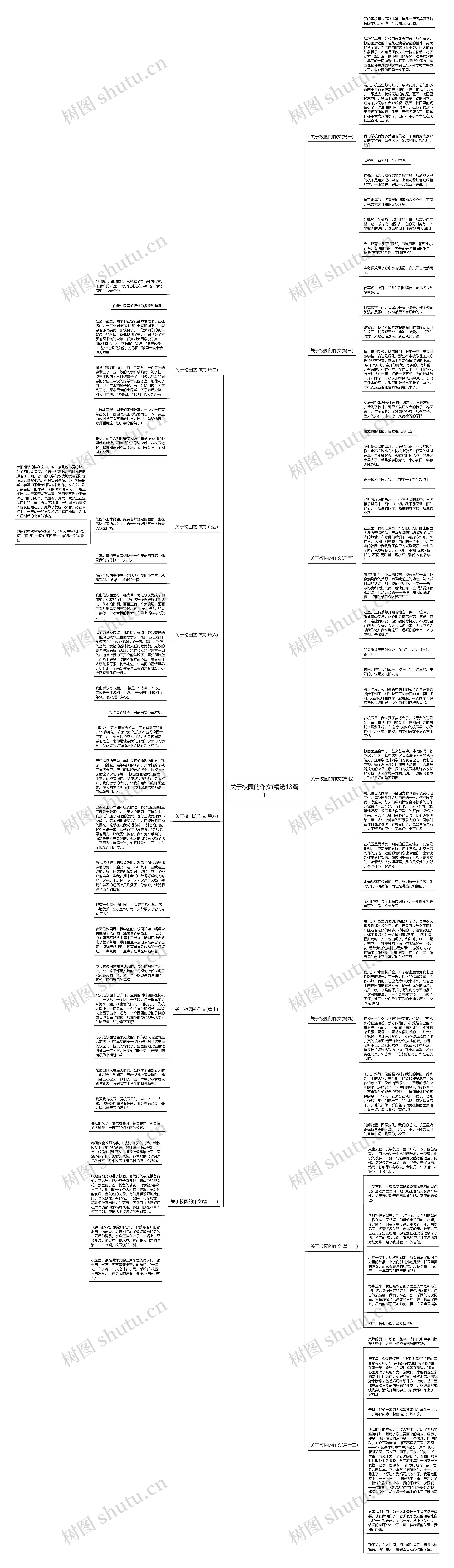 关于校园的作文(精选13篇)
