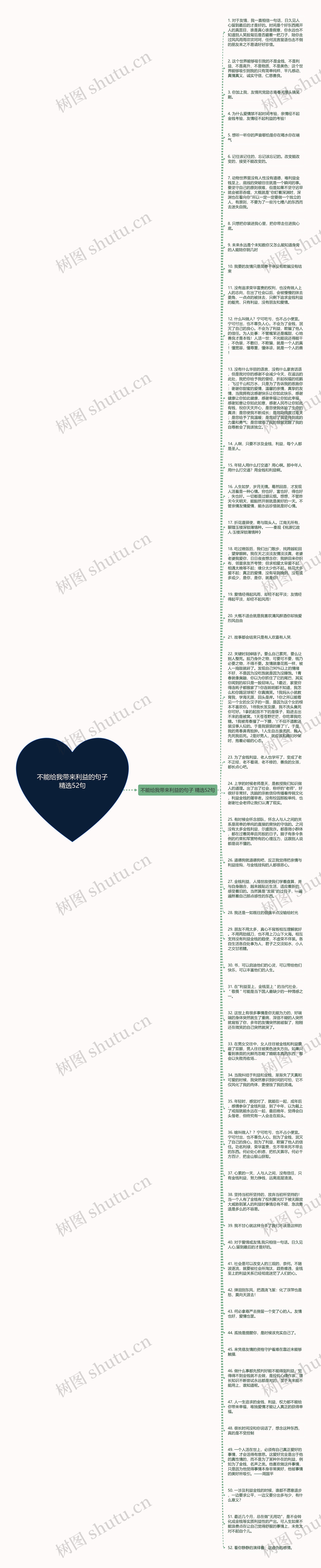 不能给我带来利益的句子精选52句思维导图