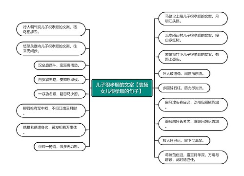 儿子很孝顺的文案【表扬女儿很孝顺的句子】