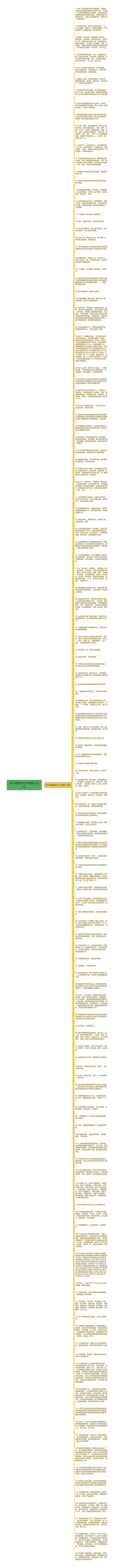 夜不能寐的句子精选128句思维导图