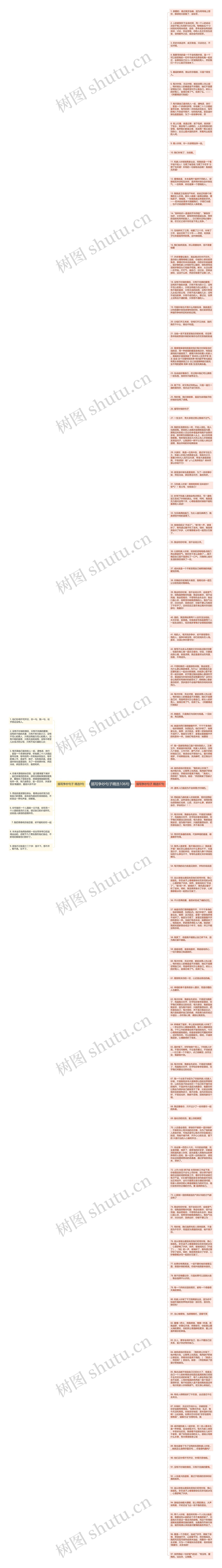 描写争吵句子精选106句思维导图