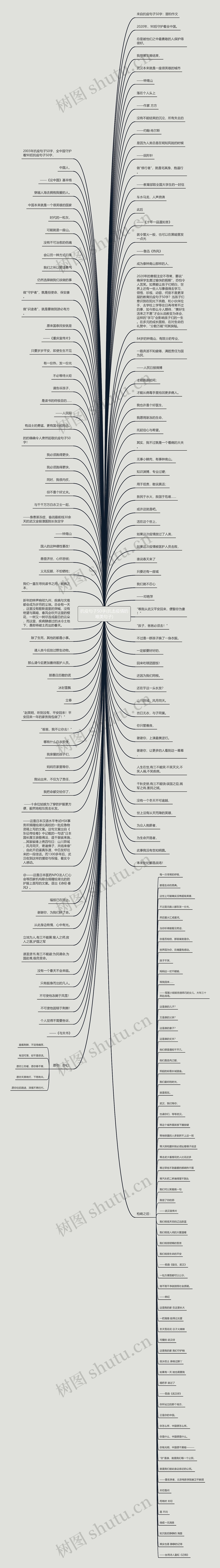 抗疫句子50字(抗击疫情的唯美句子)思维导图