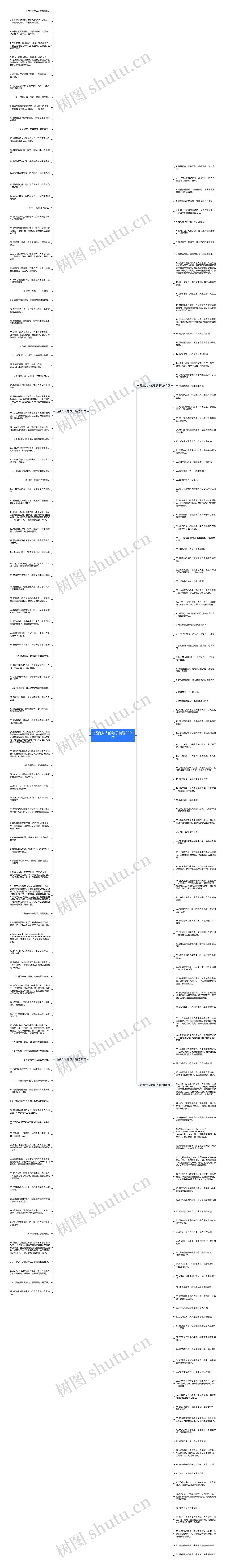 适合女人的句子精选230句思维导图