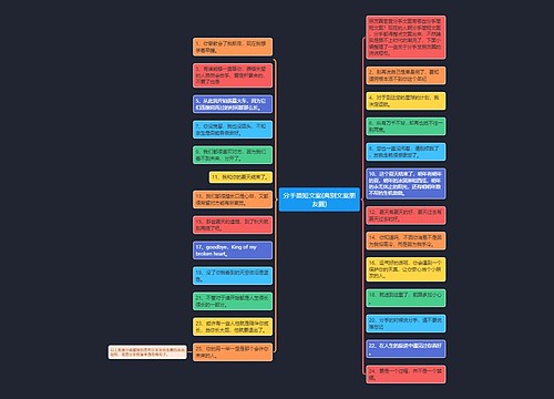 分手简短文案(离别文案朋友圈)