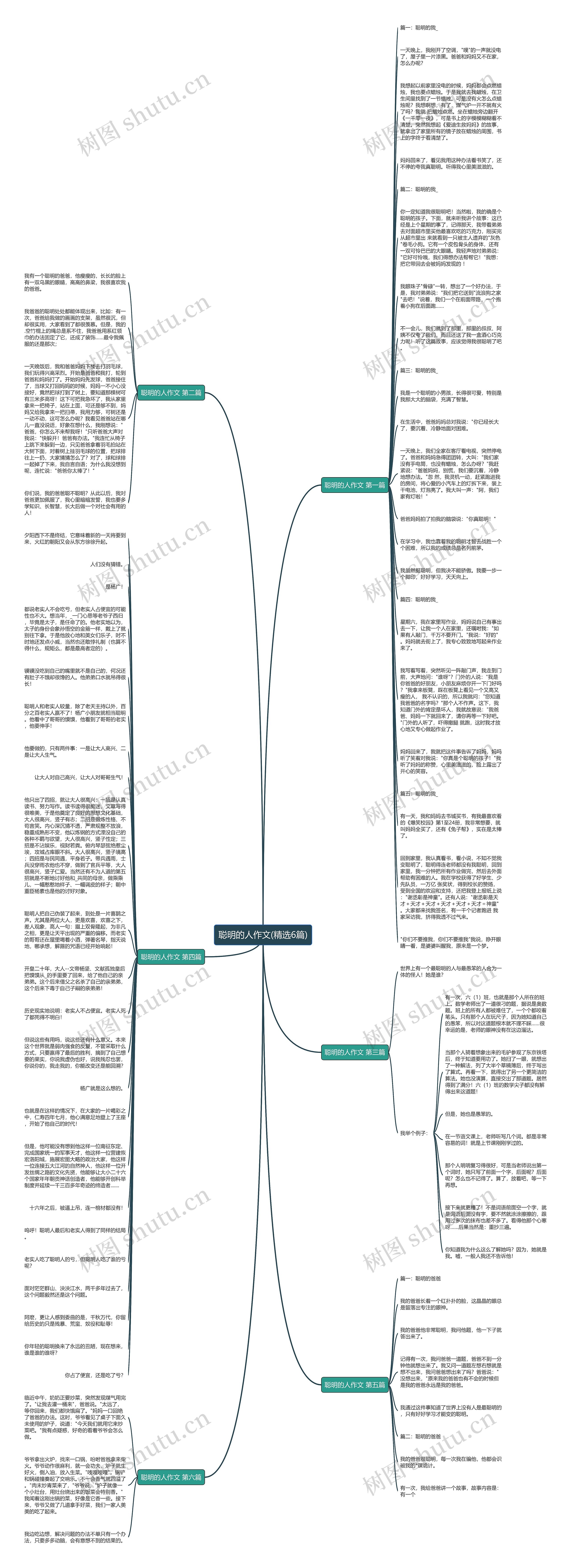 聪明的人作文(精选6篇)思维导图