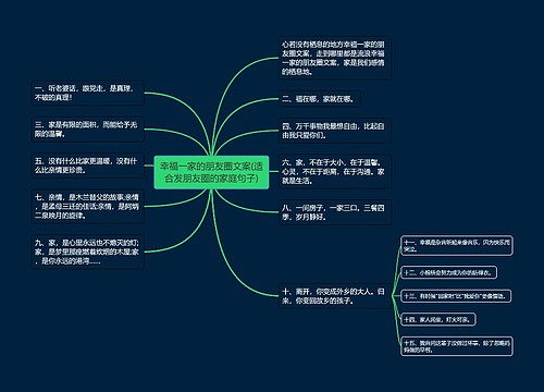 幸福一家的朋友圈文案(适合发朋友圈的家庭句子)