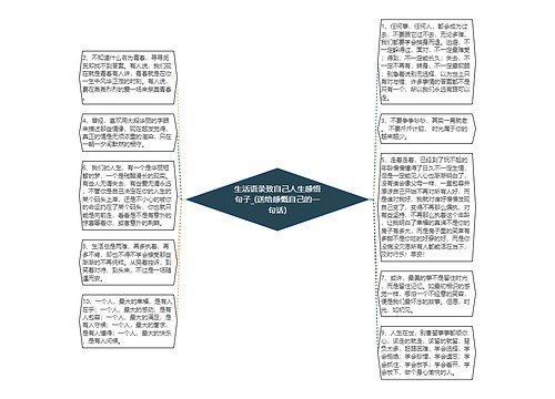 生活语录致自己人生感悟句子_(送给感慨自己的一句话)