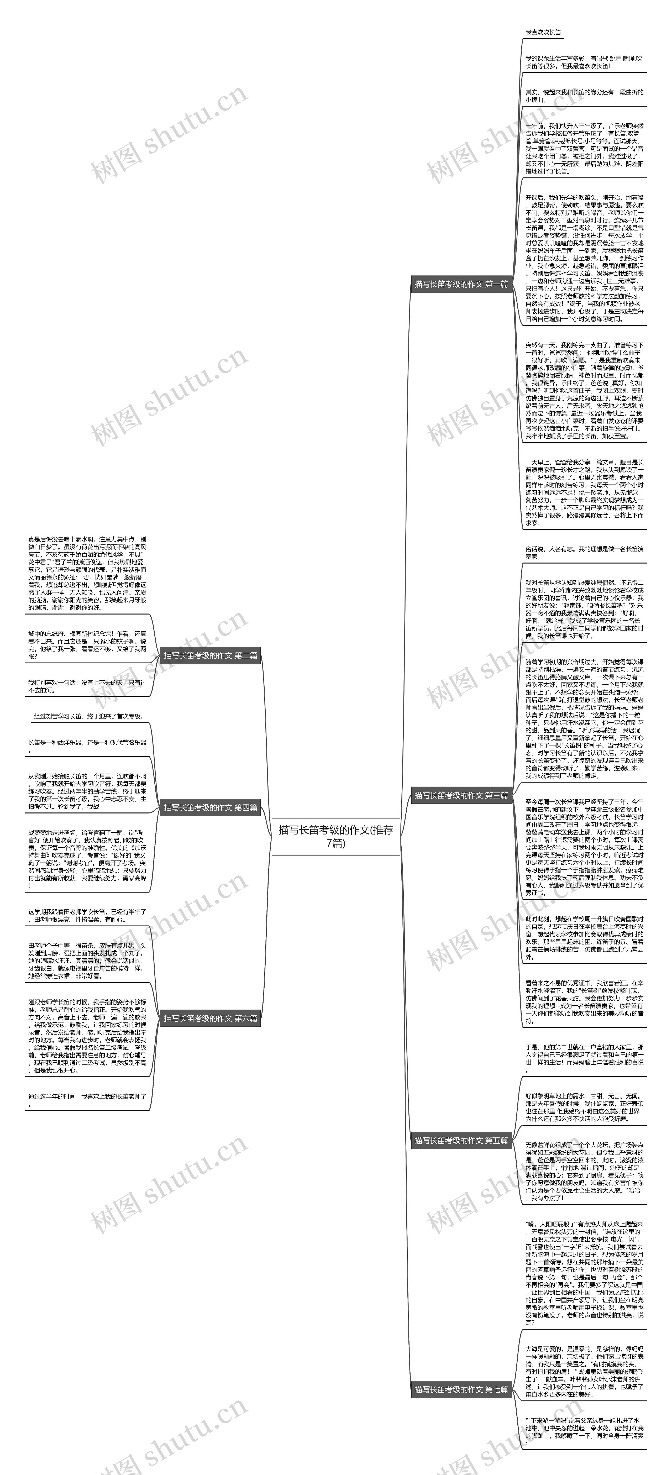 描写长笛考级的作文(推荐7篇)思维导图