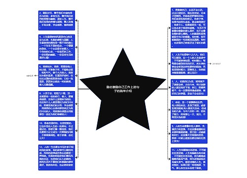 励志激励自己工作上进句子的简单介绍 励志激励自己工作上进句子的简单介绍