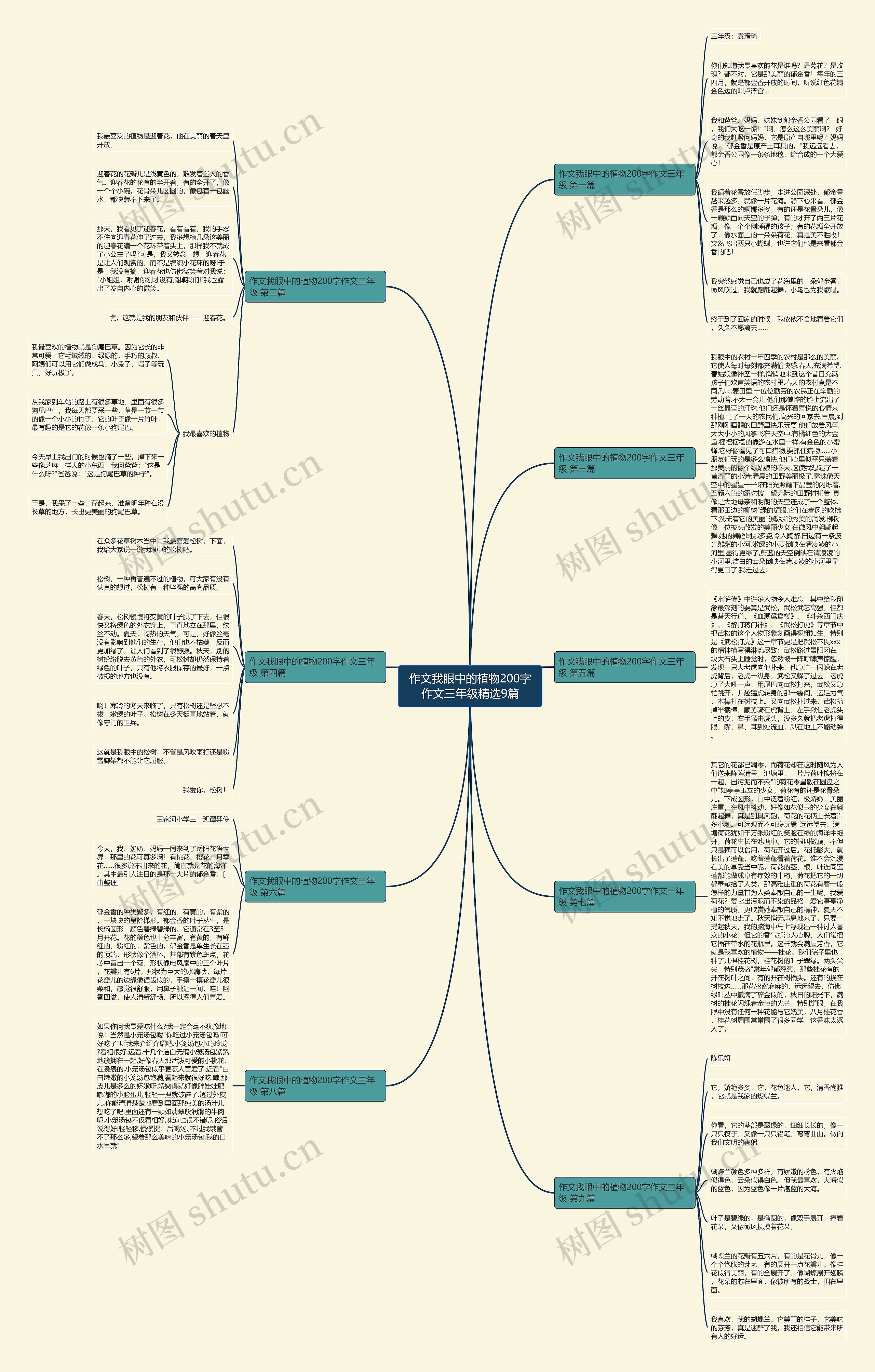 作文我眼中的植物200字作文三年级精选9篇 作文我眼中的植物200字作文三年级精选9篇