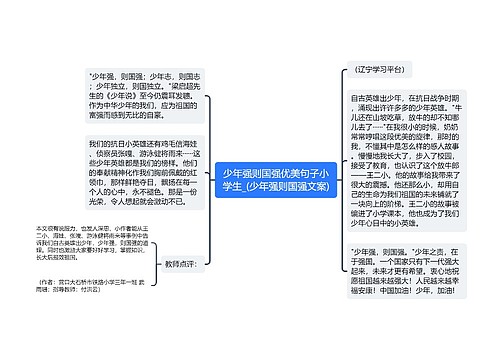 少年强则国强优美句子小学生_(少年强则国强文案)