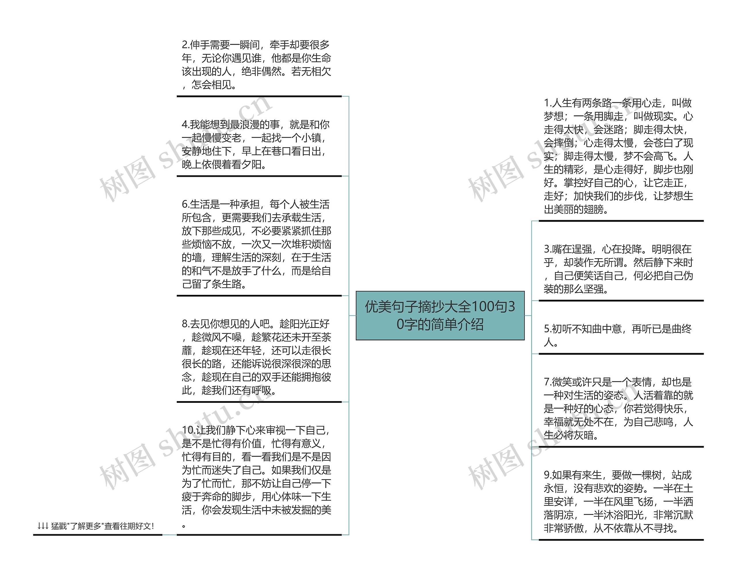 优美句子摘抄大全100句30字的简单介绍