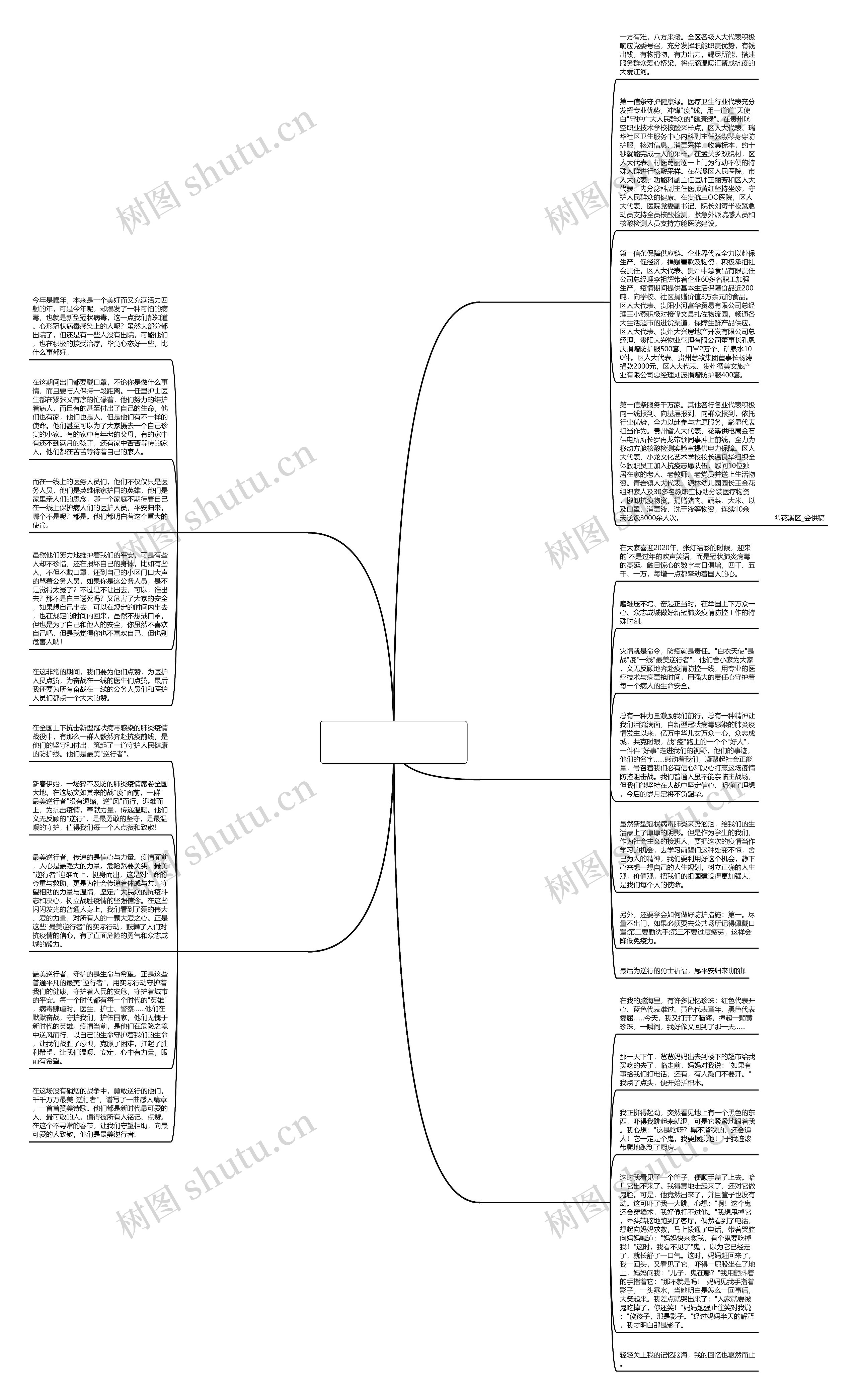 贵州疫情防控综述范文共5篇思维导图