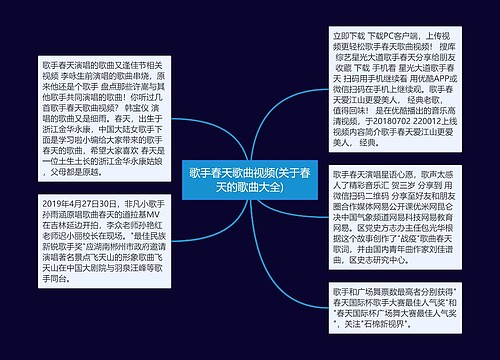 歌手春天歌曲视频(关于春天的歌曲大全) 歌手春天歌曲视频(关于春天的歌曲大全)