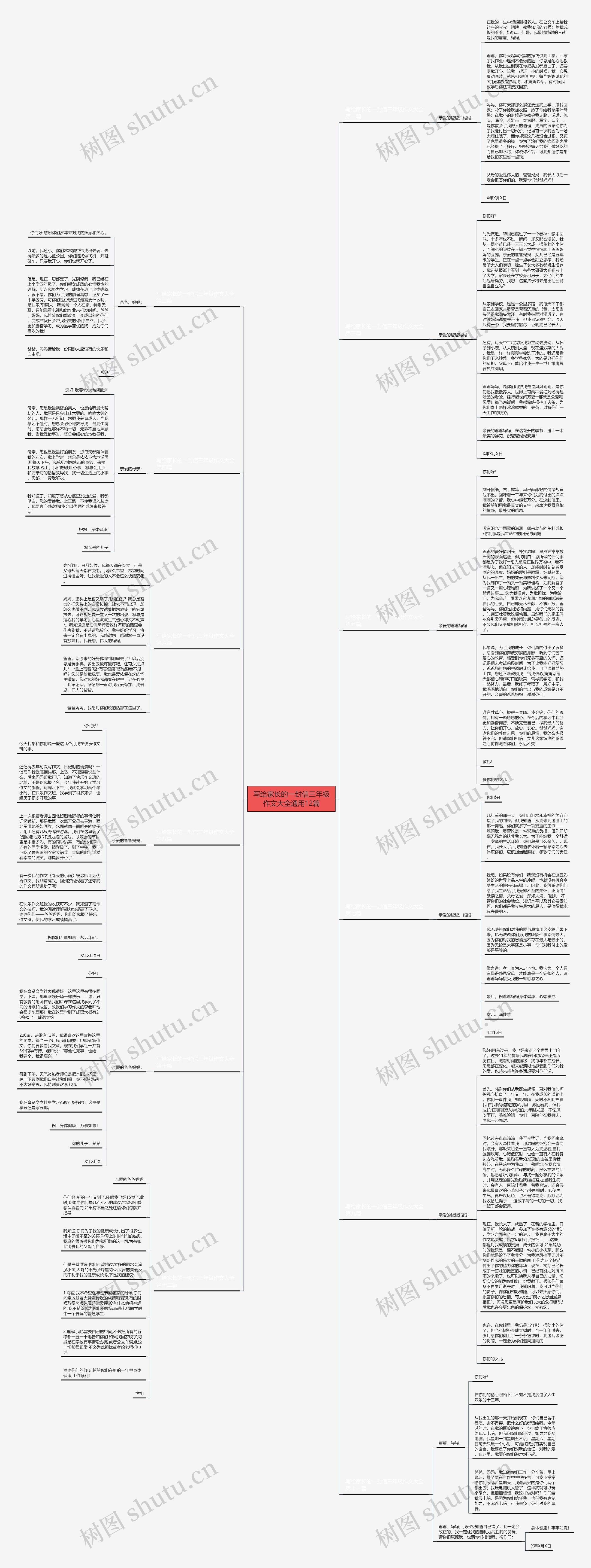 写给家长的一封信三年级作文大全通用12篇 写给家长的一封信三年级作文大全通用12篇