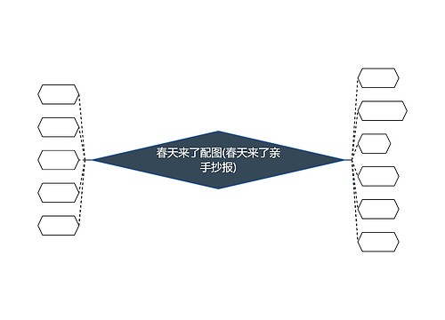 春天来了配图(春天来了亲手抄报)