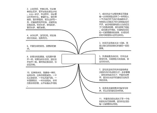 2021伤感的句子(2021最精辟最火图片)