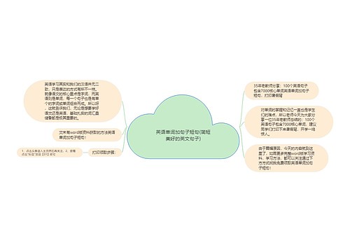 英语单词加句子短句(简短美好的英文句子)