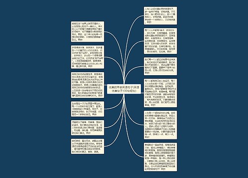 优美的早安英语句子(英语优美句子100句短句)