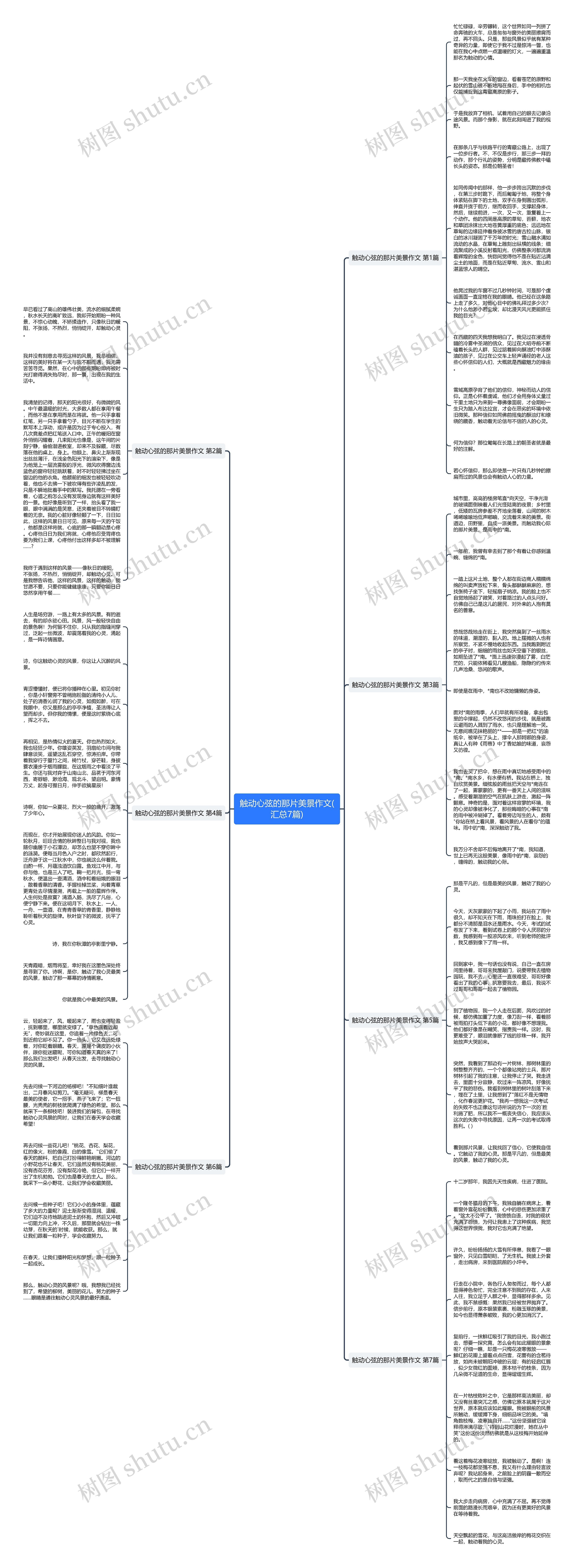 触动心弦的那片美景作文(汇总7篇)思维导图