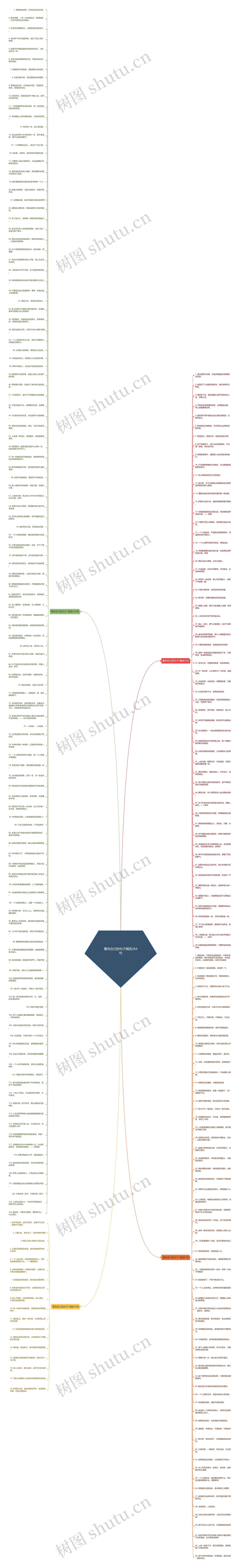 警告自己的句子精选264句思维导图