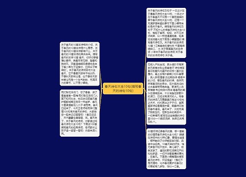 春天诗句大全10句(描写春天的诗句10句) 春天诗句大全10句(描写春天的诗句10句)