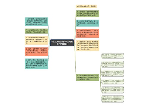 早安的唯美句子(早安问候语2021最新)