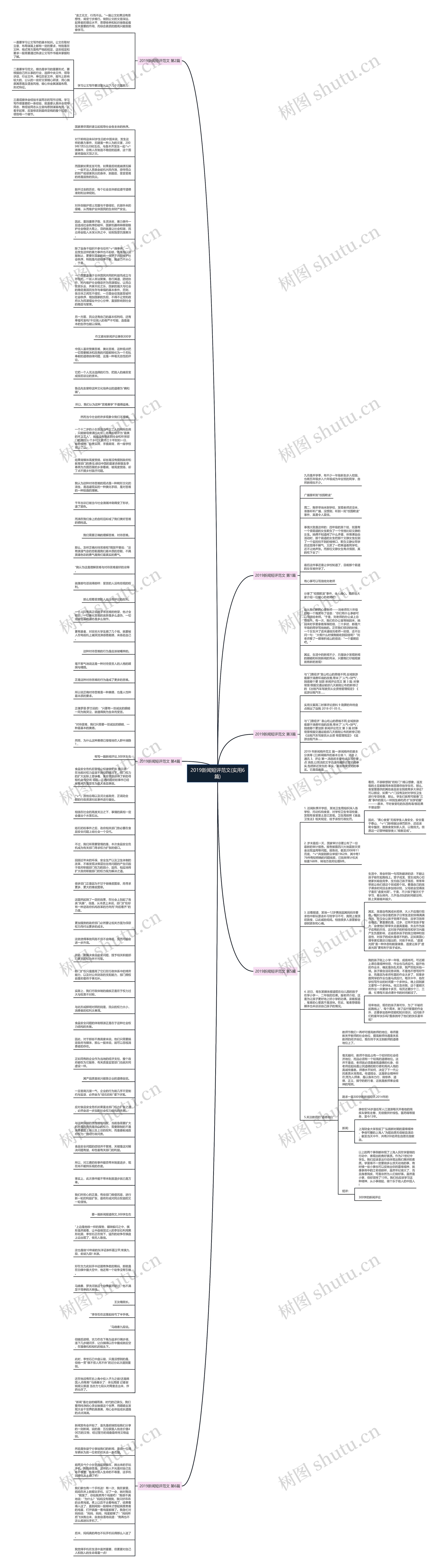 2019新闻短评范文(实用6篇)思维导图