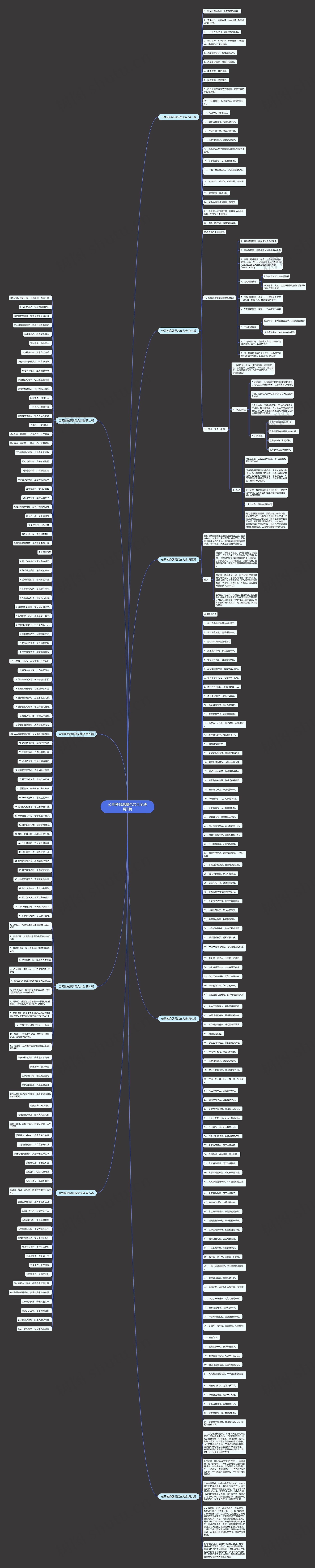 公司使命愿景范文大全通用9篇思维导图