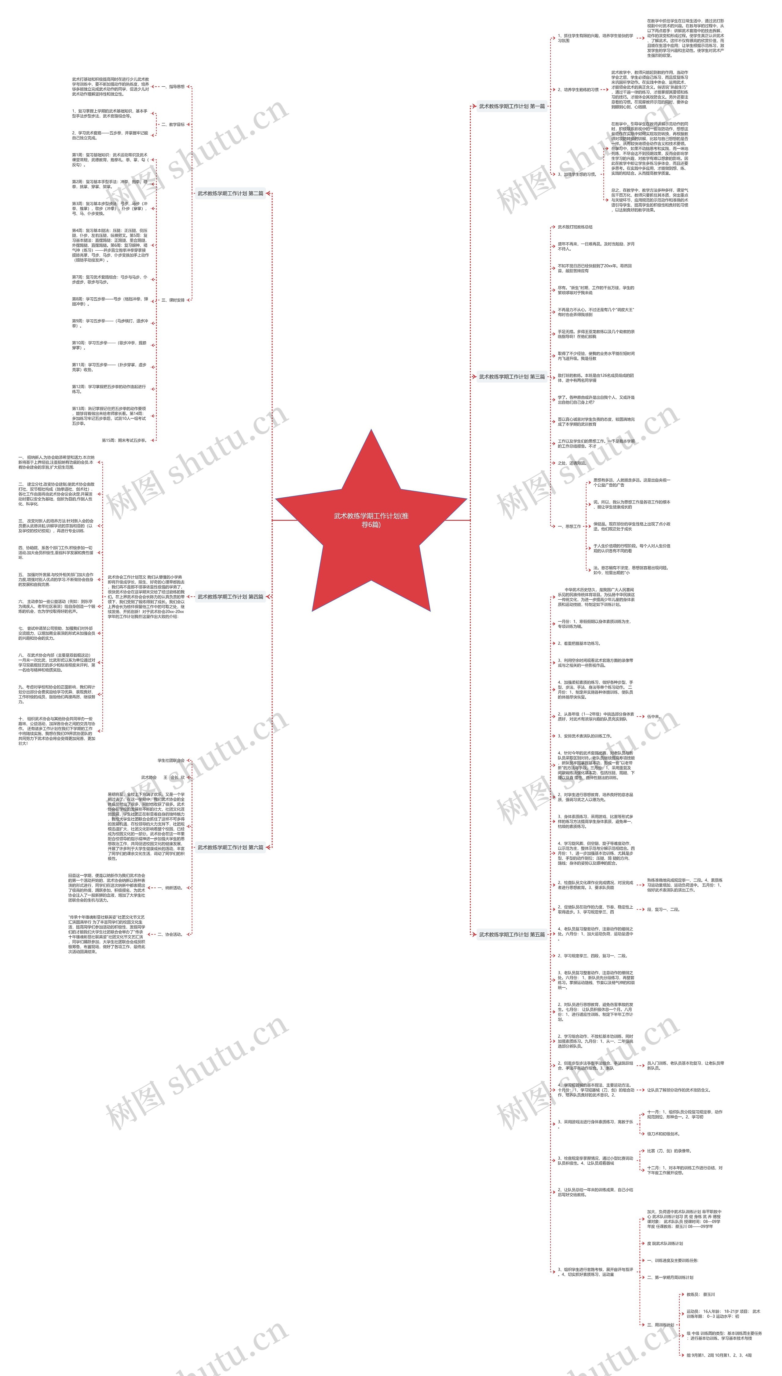 武术教练学期工作计划(推荐6篇)思维导图