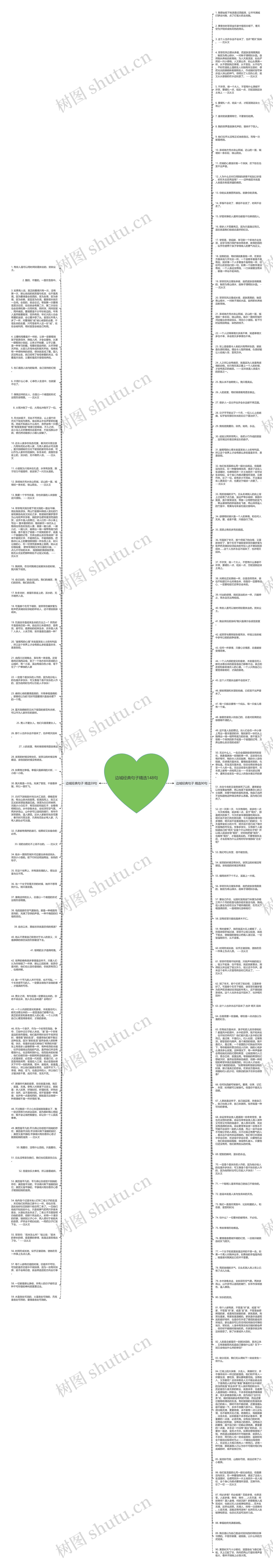 边城经典句子精选148句思维导图