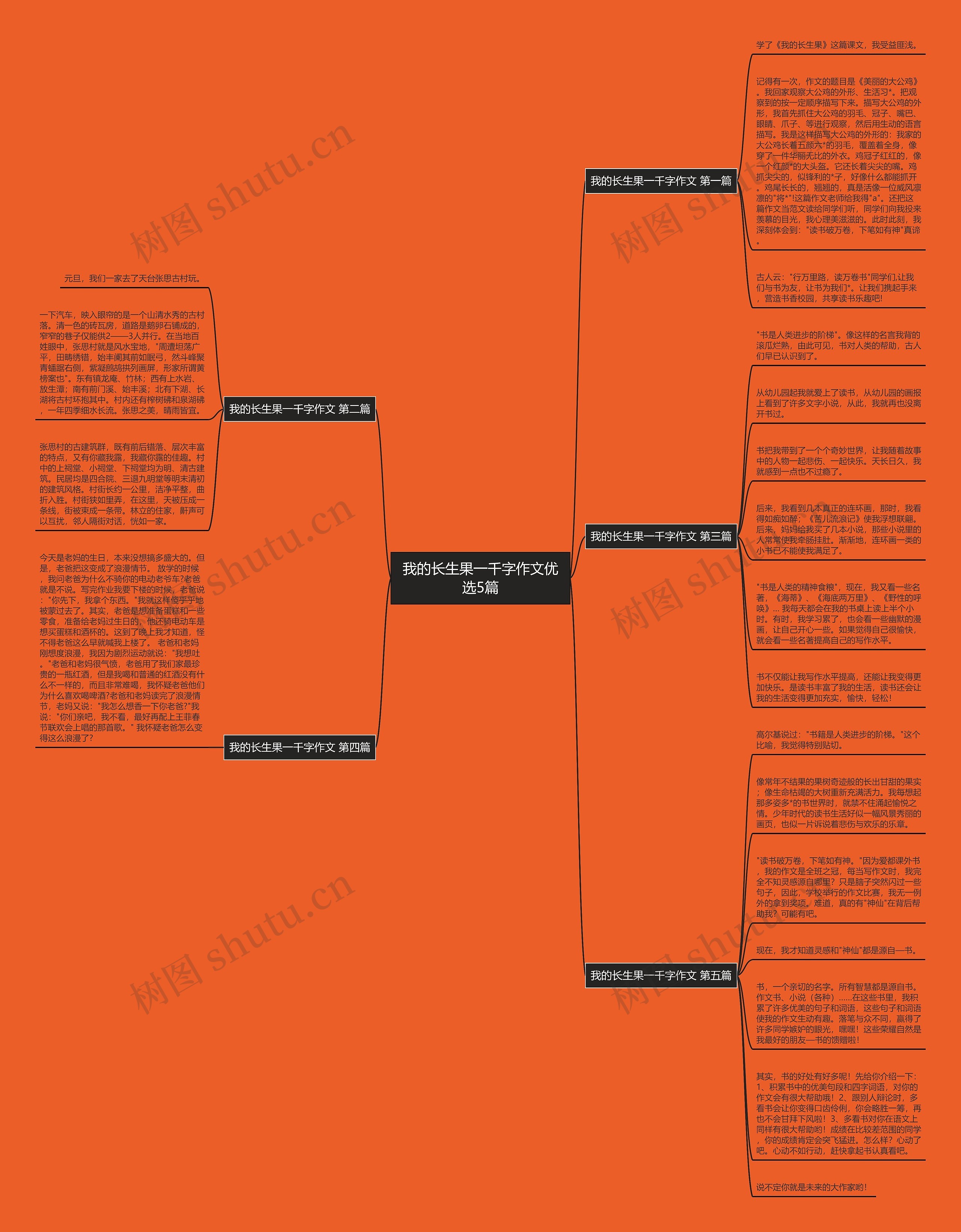 我的长生果一千字作文优选5篇 我的长生果一千字作文优选5篇