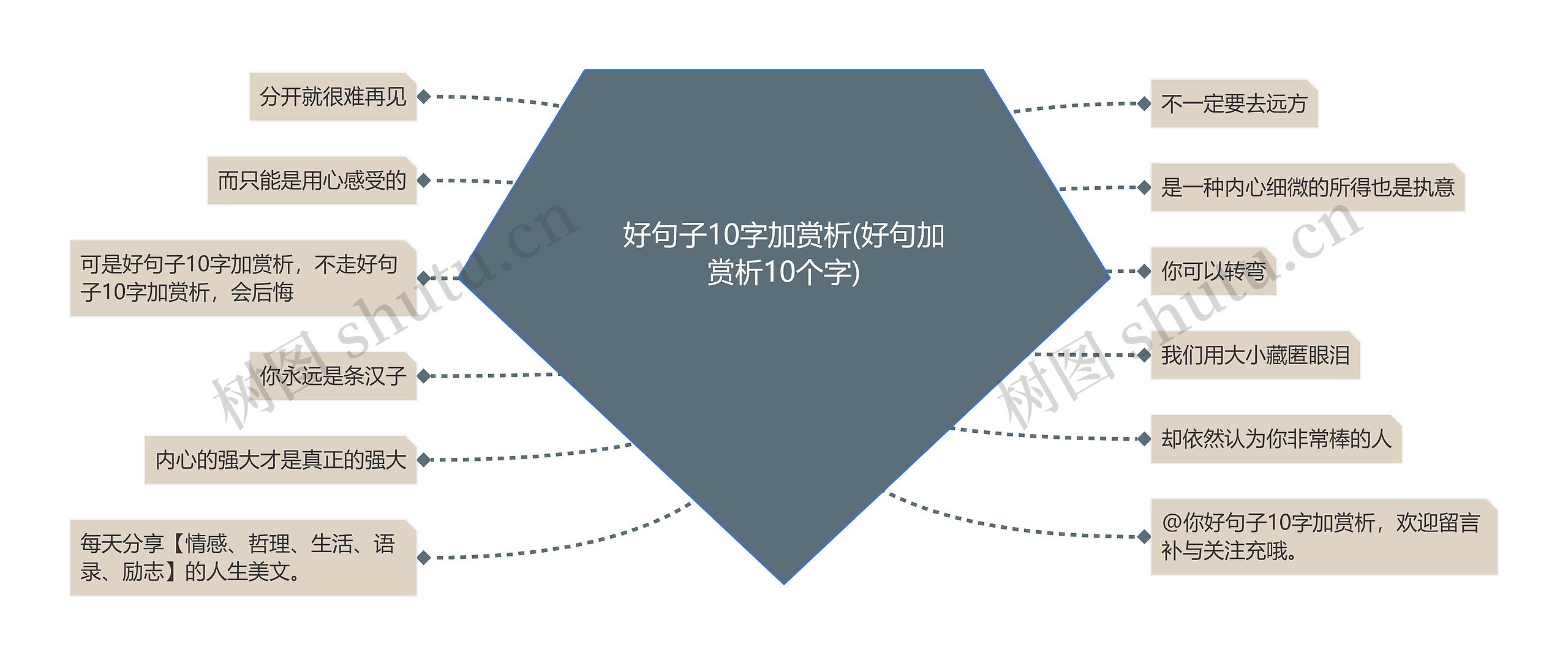 好句子10字加赏析(好句加赏析10个字)思维导图