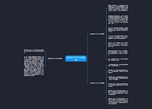 我变成了马丁作文(合集3篇)思维导图
