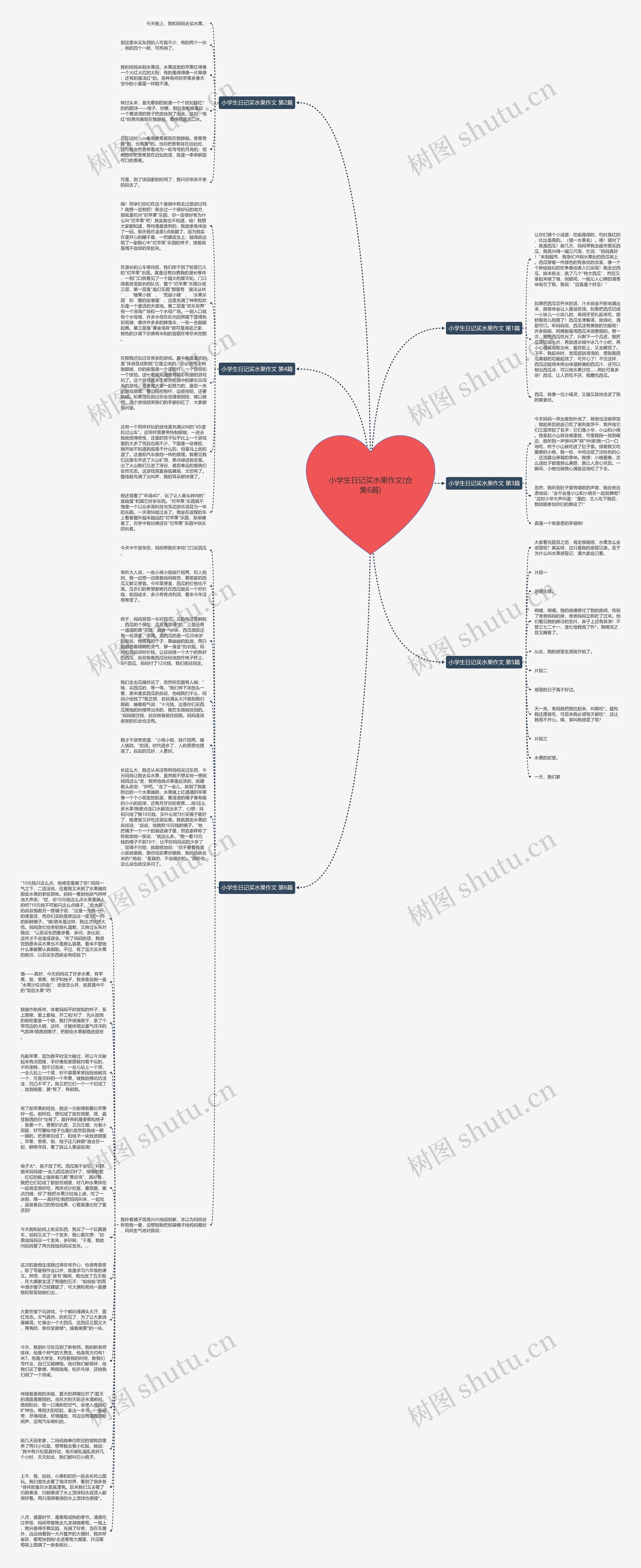 小学生日记买水果作文(合集6篇)思维导图