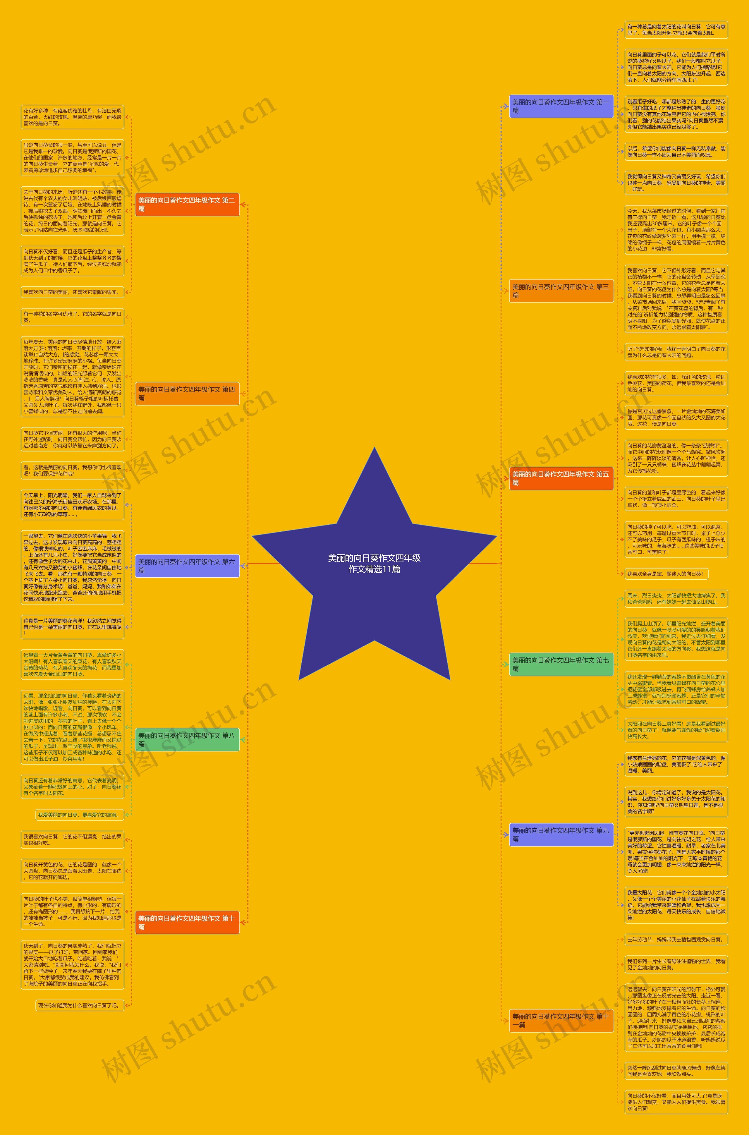 美丽的向日葵作文四年级作文精选11篇 美丽的向日葵作文四年级作文精选11篇