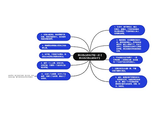 表示伤心的句子短一点【表示自己伤心的句子】